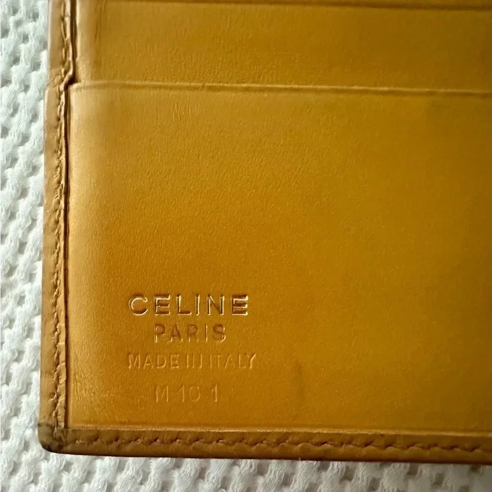 Celine Macadam Bi-Fold Wallet With Snappy Change Pocket